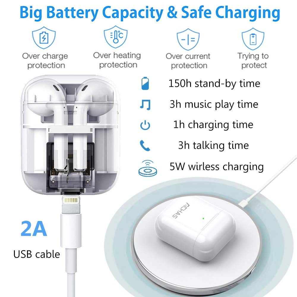 i12 Double Airpods Wireless Bluetooth Hand Free with Power Bank