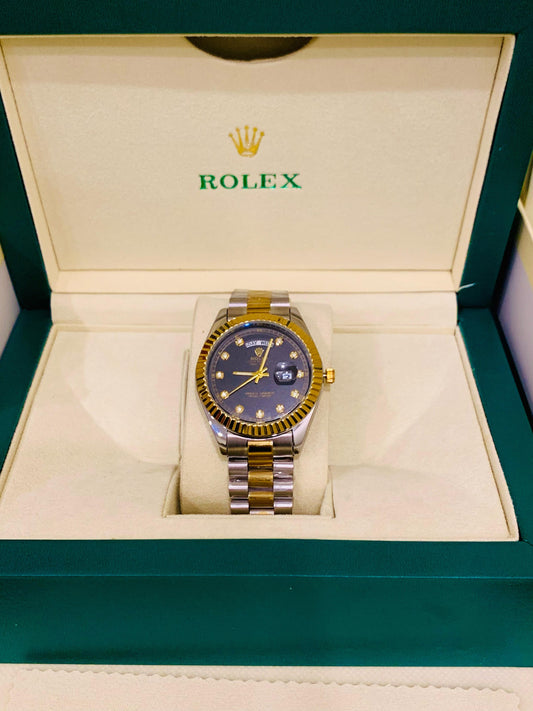 RLX - 2 Tone -Date- Day Stainles
