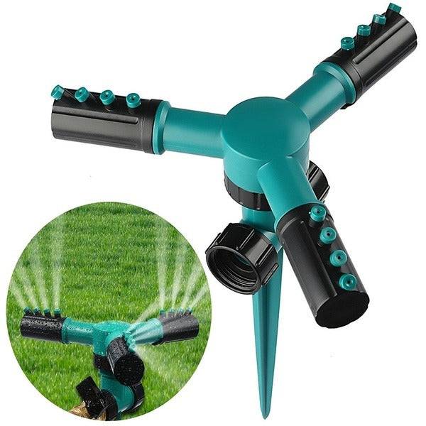 TD Lawn Sprinkler, Automatic Rotating Adjustable Garden Sprinkler Irrigation System