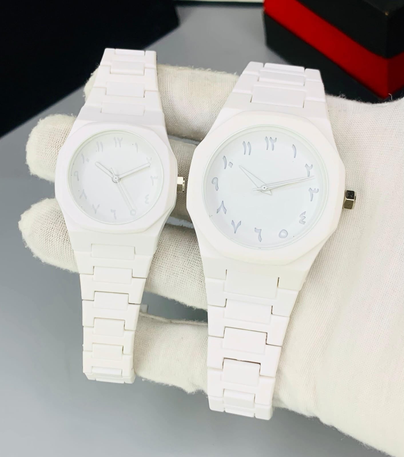 Aura Couple Watch Aura Black Watch Aura White Watch Aura Arabic Dial Watch Aura