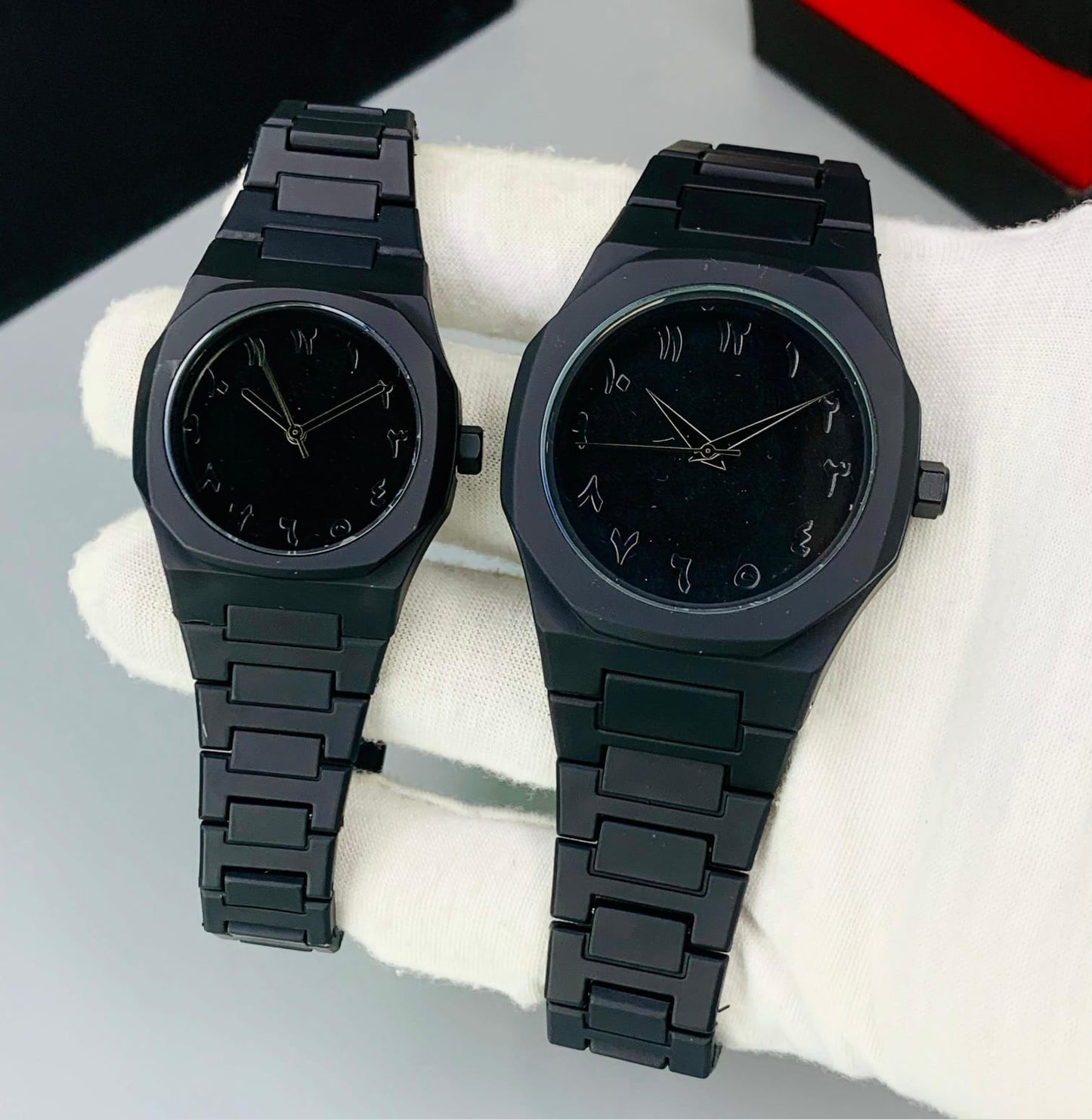 Aura Couple Watch Aura Black Watch Aura White Watch Aura Arabic Dial Watch Aura